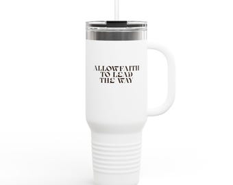 Trust in God's Plan Travel Mug | 40oz Insulated Inspirational Tumbler