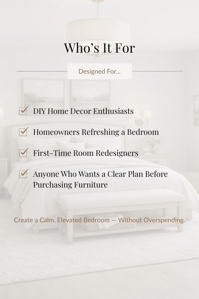 Bedroom Redo Planner | Bedroom Design Guide | DIY Room Makeover ...