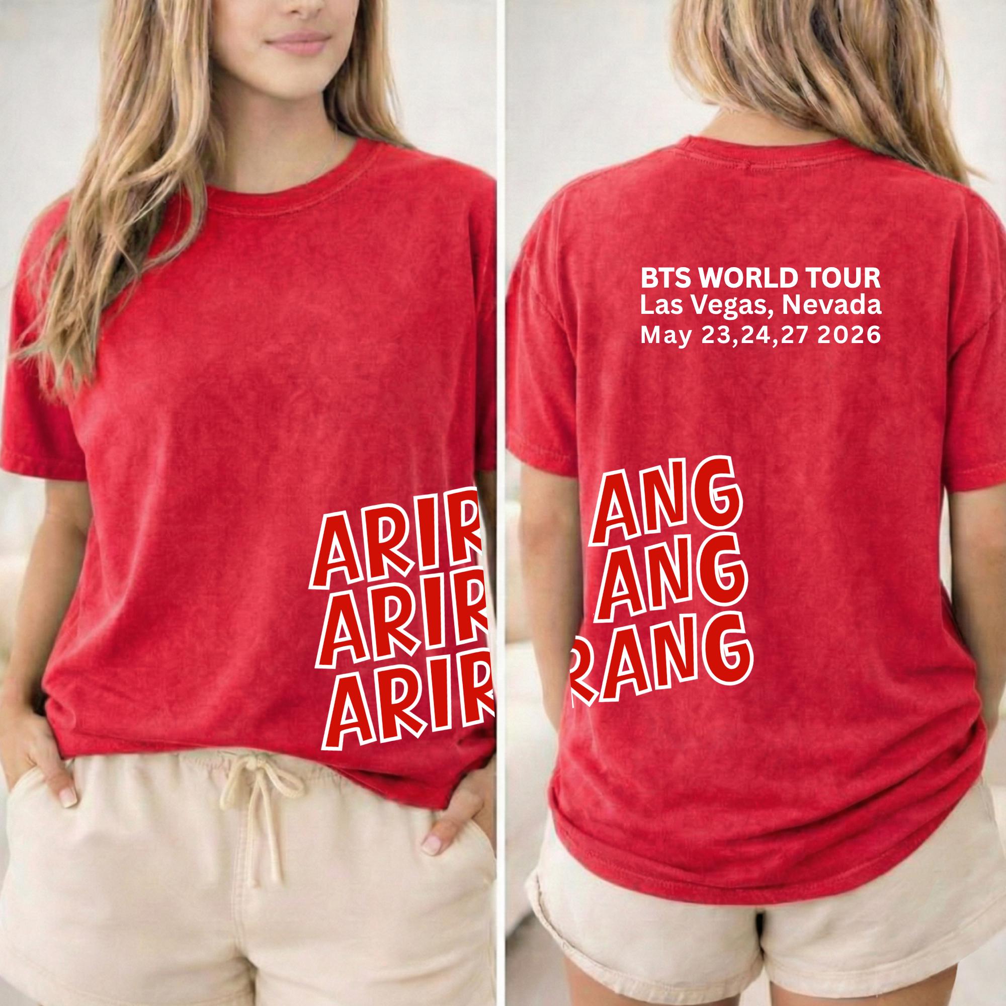 Bts Arirang Las Vegas Tshirt - Etsy