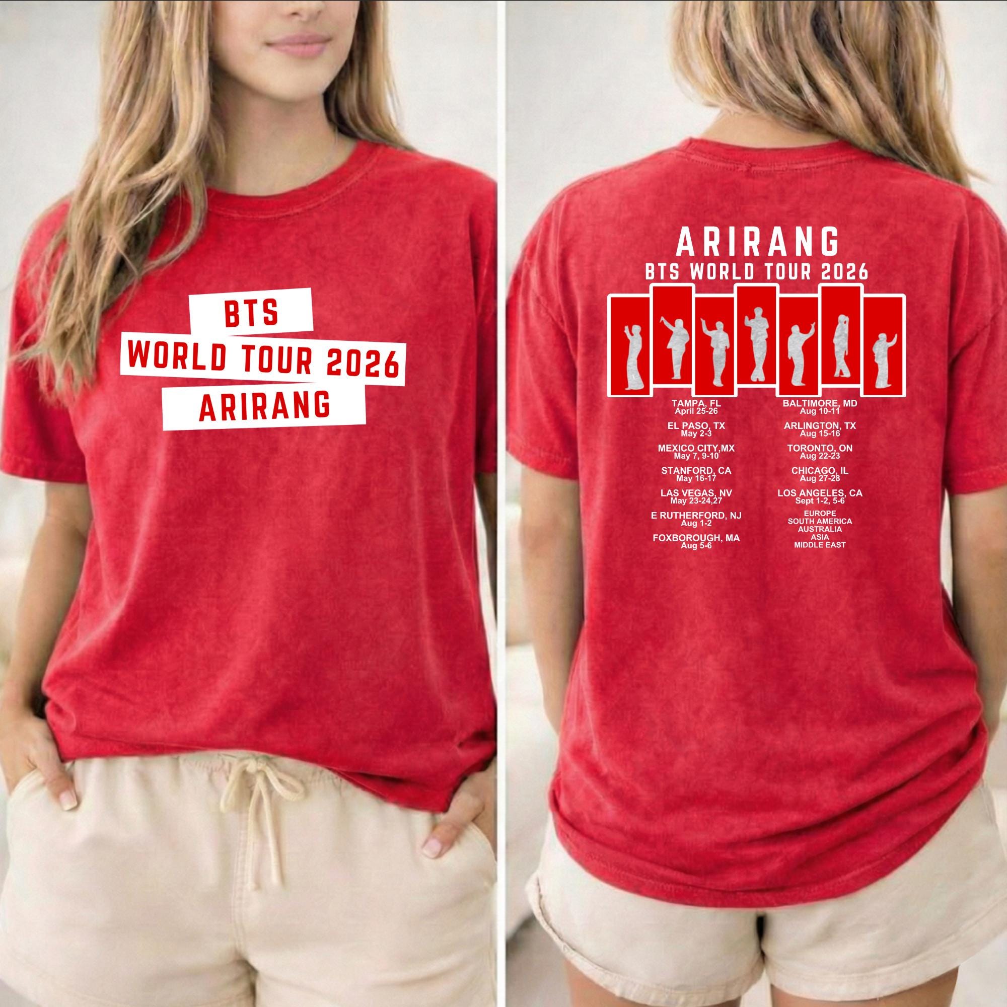 BTS World Tour 2026 Arirang - Etsy