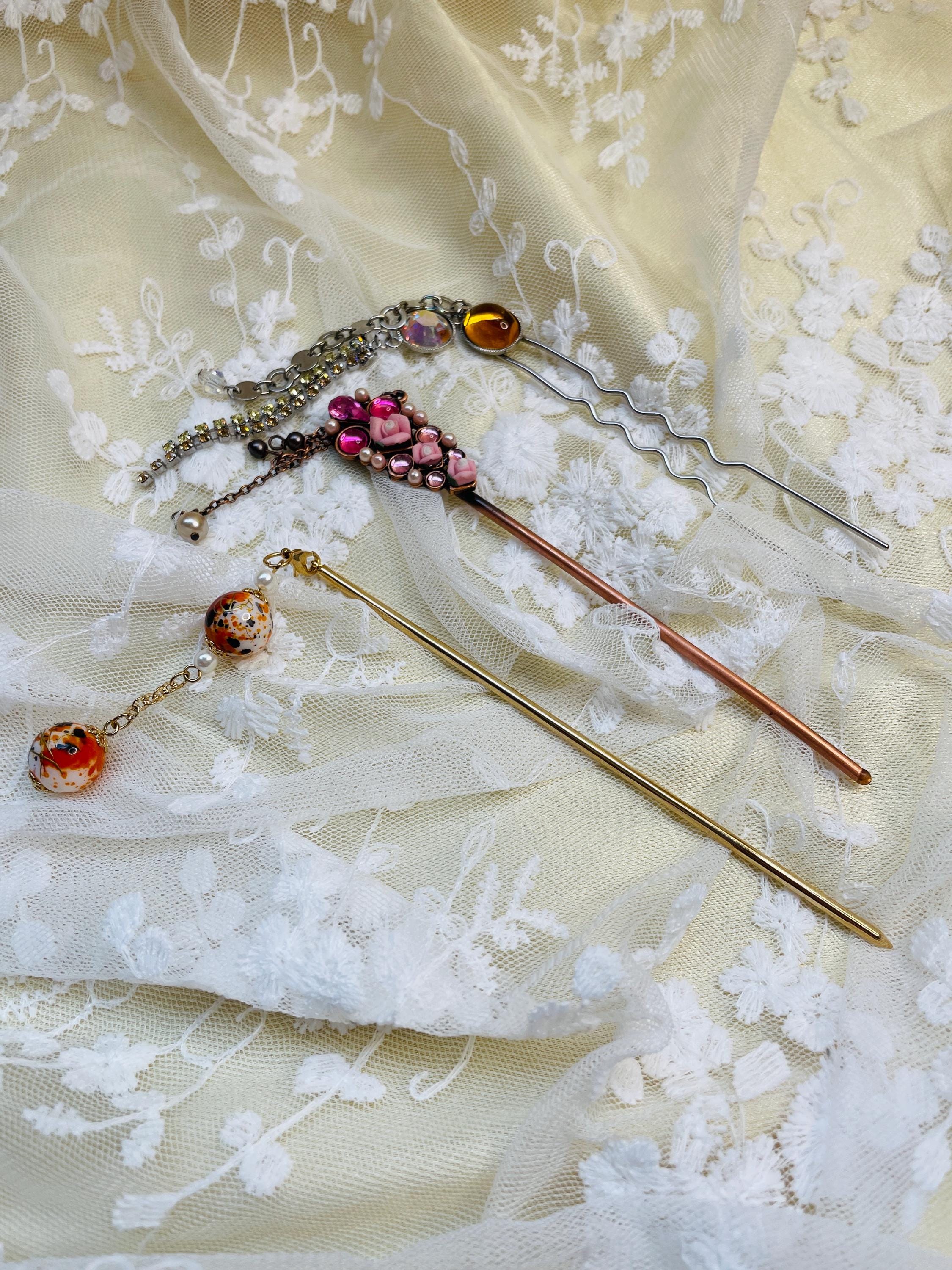 Vintage Japanese Kanzashi Hair Pin - Etsy