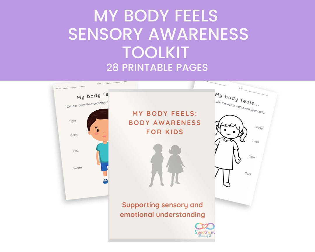 Body Awareness Toolkit | Interoception Worksheets, Sensory Regulation ...
