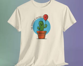 Funny Cactus Shirt, Sarcastic Plant Humor Tee, Introvert Gift