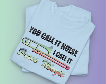 Brass Magic Trombone Shirt, Musician Band Lover Apparel