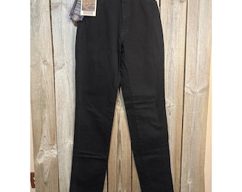 Wrangler Shadow Canyon jeans zwarte hoge taille taps toelopende pijpen 7/8 x 36 VS NWT