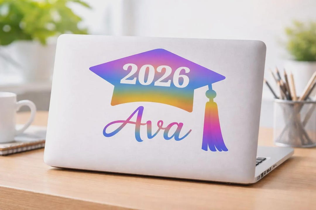 Class of 2026 Graduation Car Decal | Personalized Vinyl Name Sticker - Etsy