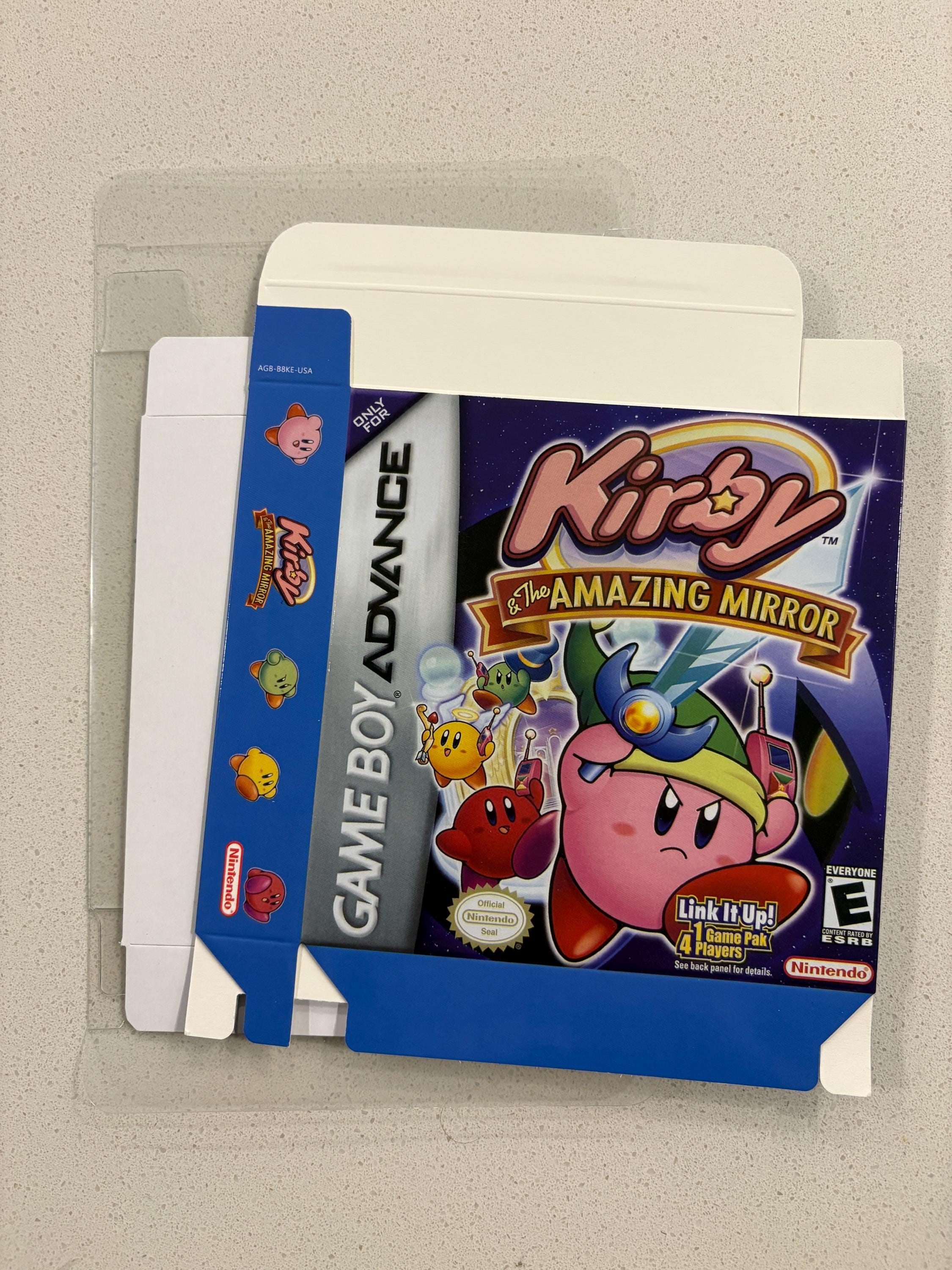 Game Boy Advance – Notice + Carte VIP Kirby & The Amazing Mirror, Bon état