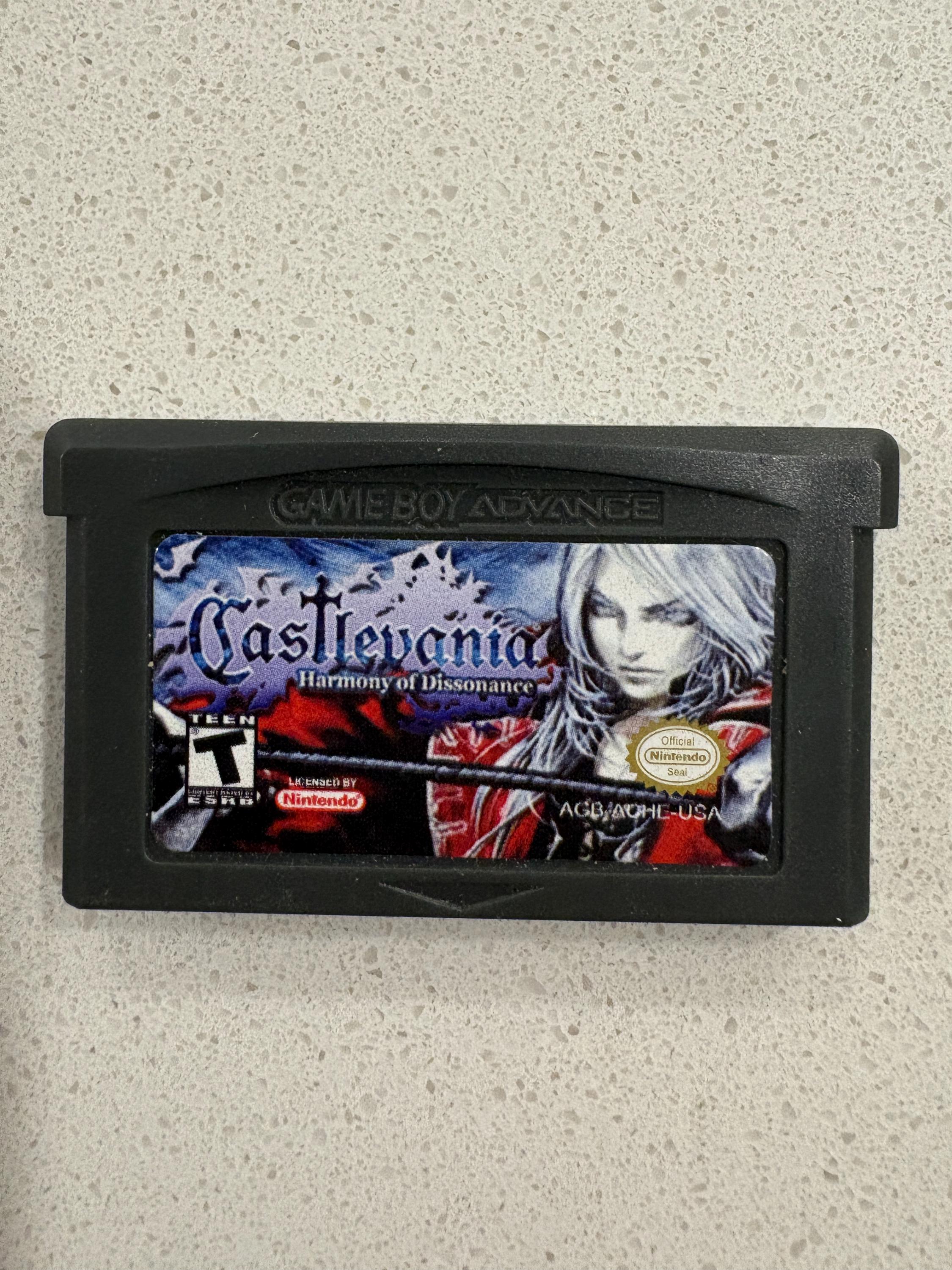Castlevania Harmony Of Dissonance Game Boy Advance Complet original CIB Europe