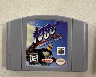 Vintage 1080 Snowboarding - Nintendo 64 N64 Game - Etsy