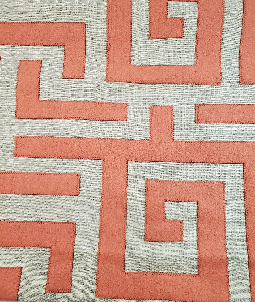 Thibaut Tulum Applique Designer Fabric Remnant Etsy