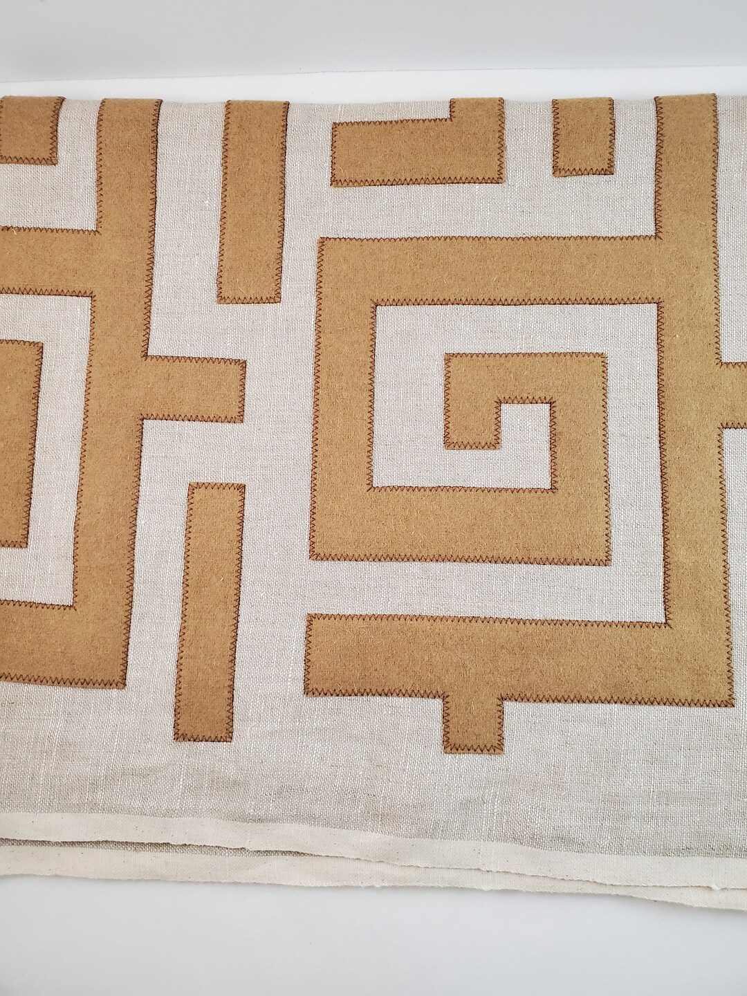 Thibaut Tulum Applique Designer Fabric Remnant Etsy