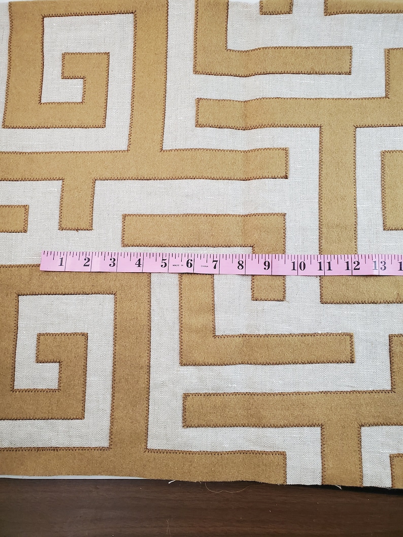 Thibaut Tulum Applique Designer Fabric Remnant Etsy