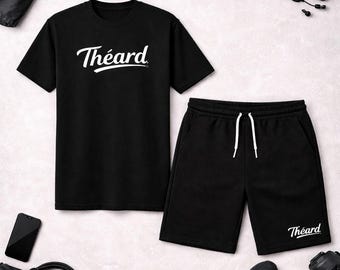 Minimalist Black T-Shirt & Shorts Set | Luxury Streetwear