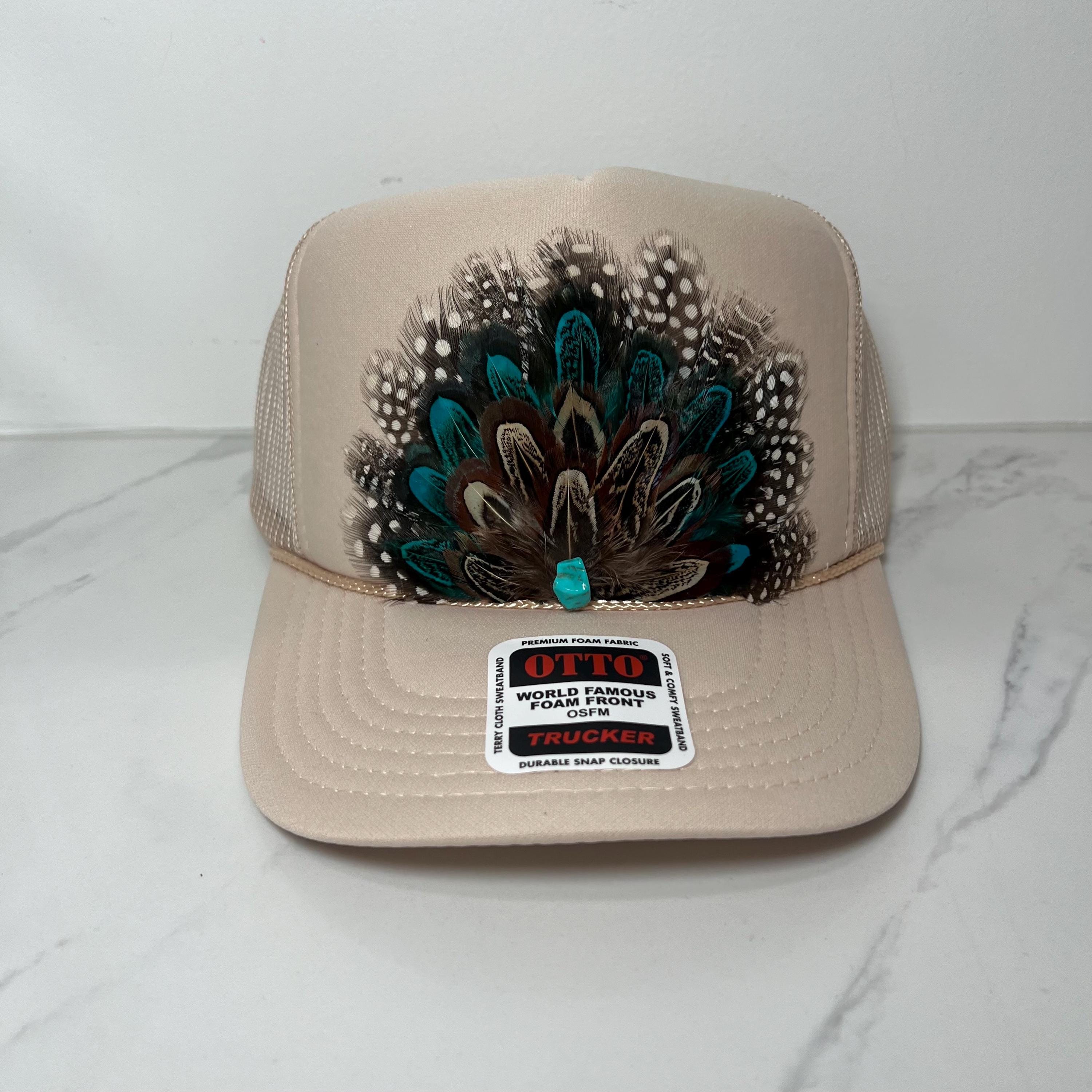 Handmade One of a Kind Decorated 100% Wool Beige Cowgirl Hat w/Lace & Feathers Check out this new BoroBrims custom cowgirl hat I just  main image 4