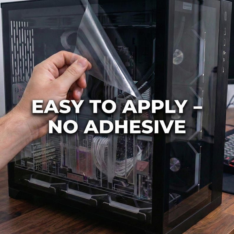 Custom PC Case Skin | Your Image Here | Personalized Static Cling for ...
