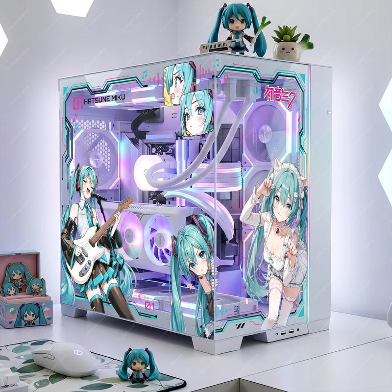 Miku Pc Accessory Miku Pc Case - Etsy