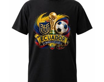 Ecuador Soccer 2026 PNG, Ecuador Football Fan Shirt Mug Design, Country Pride Champion Supporter, Digital PNG Download