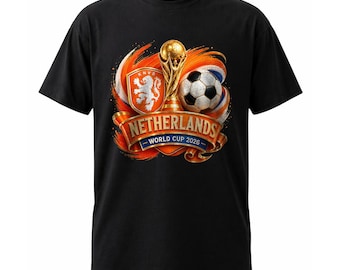 Netherlands Soccer 2026 PNG, Netherlands Football Fan Shirt Mug Design, Country Pride Champion Supporter, Digital PNG Download