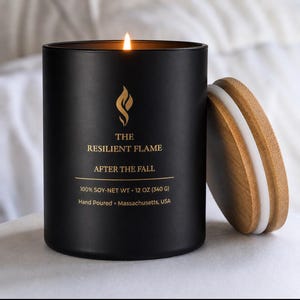 After the Fall | Soy Candle | Spiced Apple Candle | Cinnamon Clove Musk | Hand-Poured Candle Gift | Clean Burning Candle
