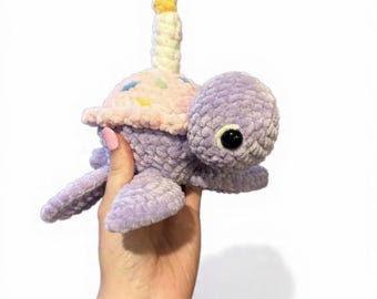 Gehäkelte Cupcake Schildkröte