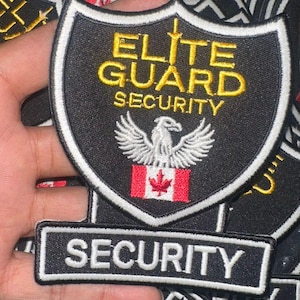 Parche bordado personalizado / Logotipo, nombre o diseño de empresa / Para planchar, coser o con cierre de velcro