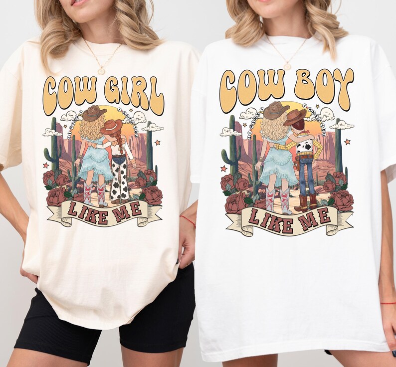 Comfort Colors You're A Cowboy Like Me Shirt, Cowgirl Like Me, I Knew It I Knew You Tee, Vintage Western Music Fan Gift, Toy Story 5 Shirt image 5