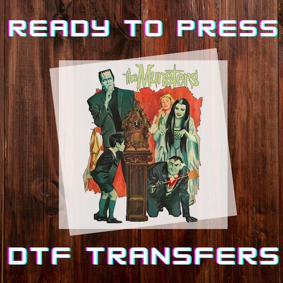 The Munsters Ready to Press DTF, Heat Transfers, Iron-on