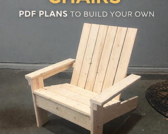 子供用アディロンダックチェアの木工プラン｜印刷可能なPDF製作プラン｜簡単DIY子供用チェア｜ステップバイステップの寸法、カットリスト、測定