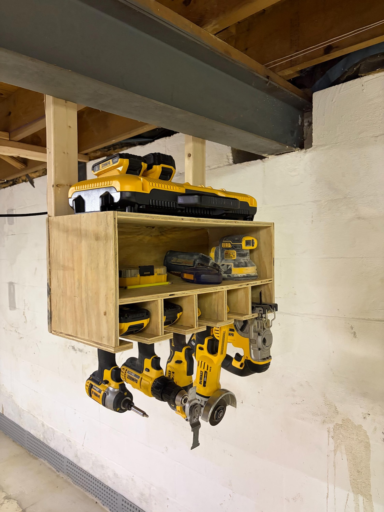 Power Tool Organizer Plans | Garage Tool Storage | Hanging Drill ...