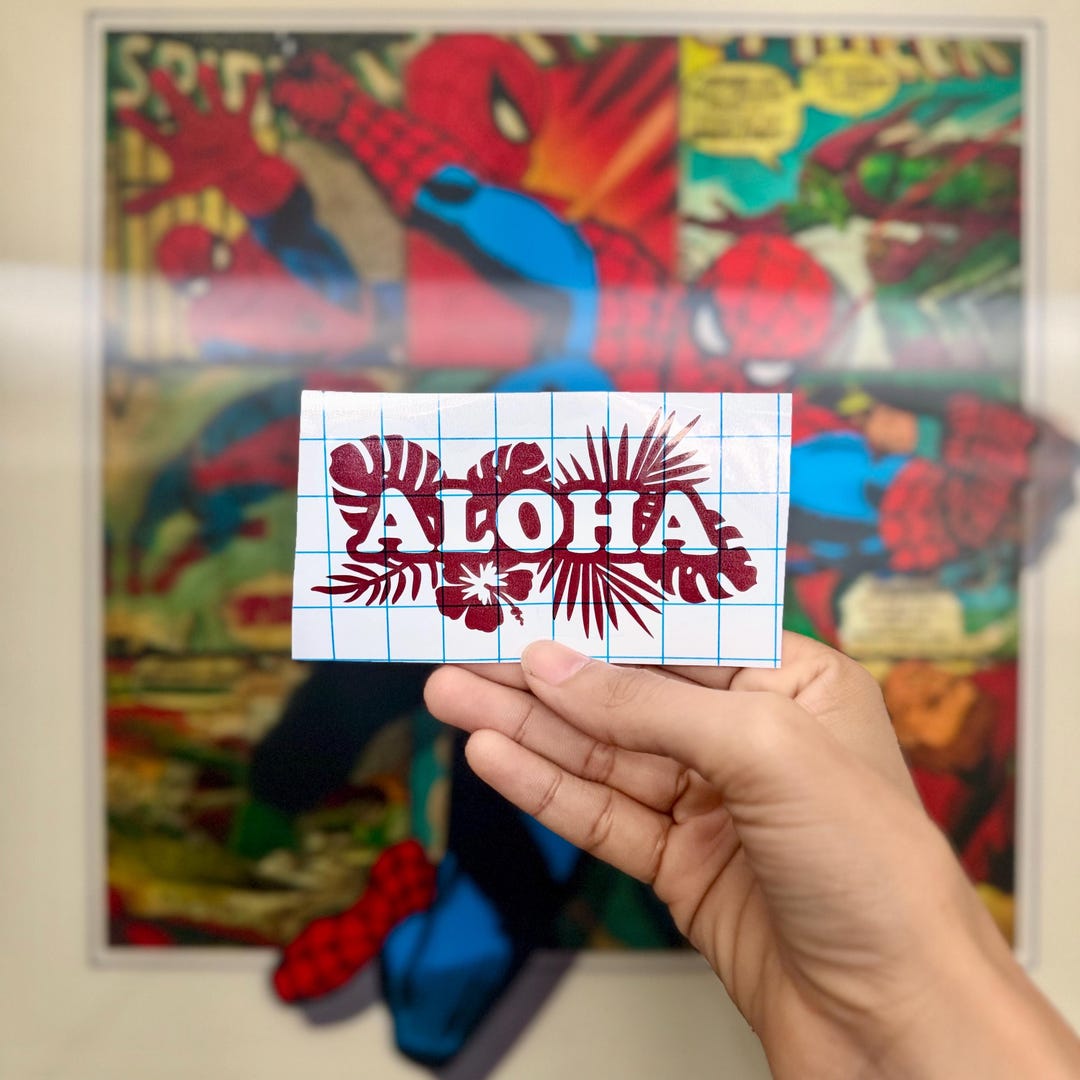 Aloha Floral Decal Stickers - Etsy