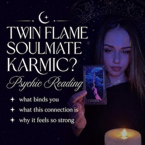 What Type of Connection Is This Reading.  Soulmate, Twin Flame, Karmic Connection. Energy Between You. Psychic Reading. Love Reading. In 24H