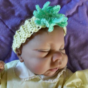 Newborn Baby Headband and flowers PDF file image 3