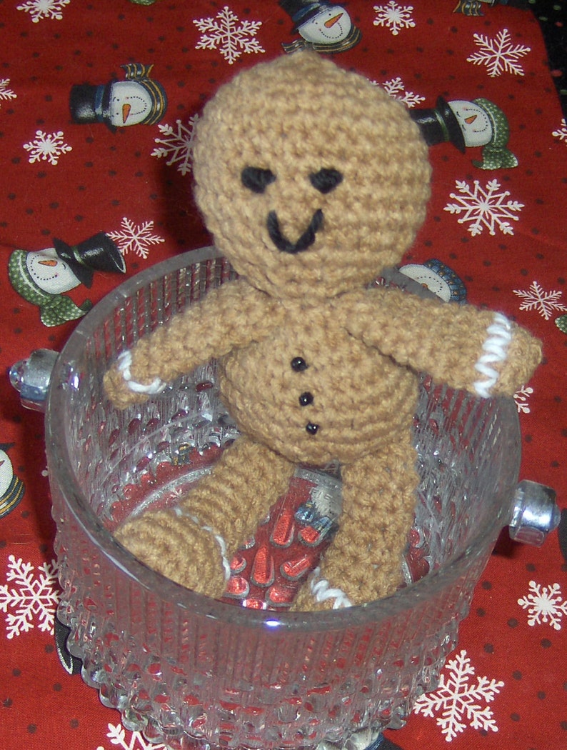 Download Amigurumi Gingerbread Boy Crochet PATTERN PDF | Etsy