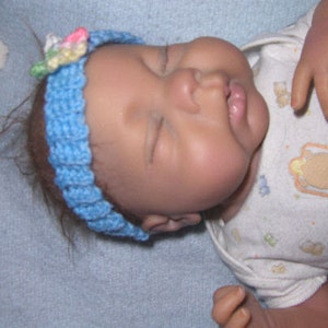 Newborn Baby Headband and flowers PDF file image 2