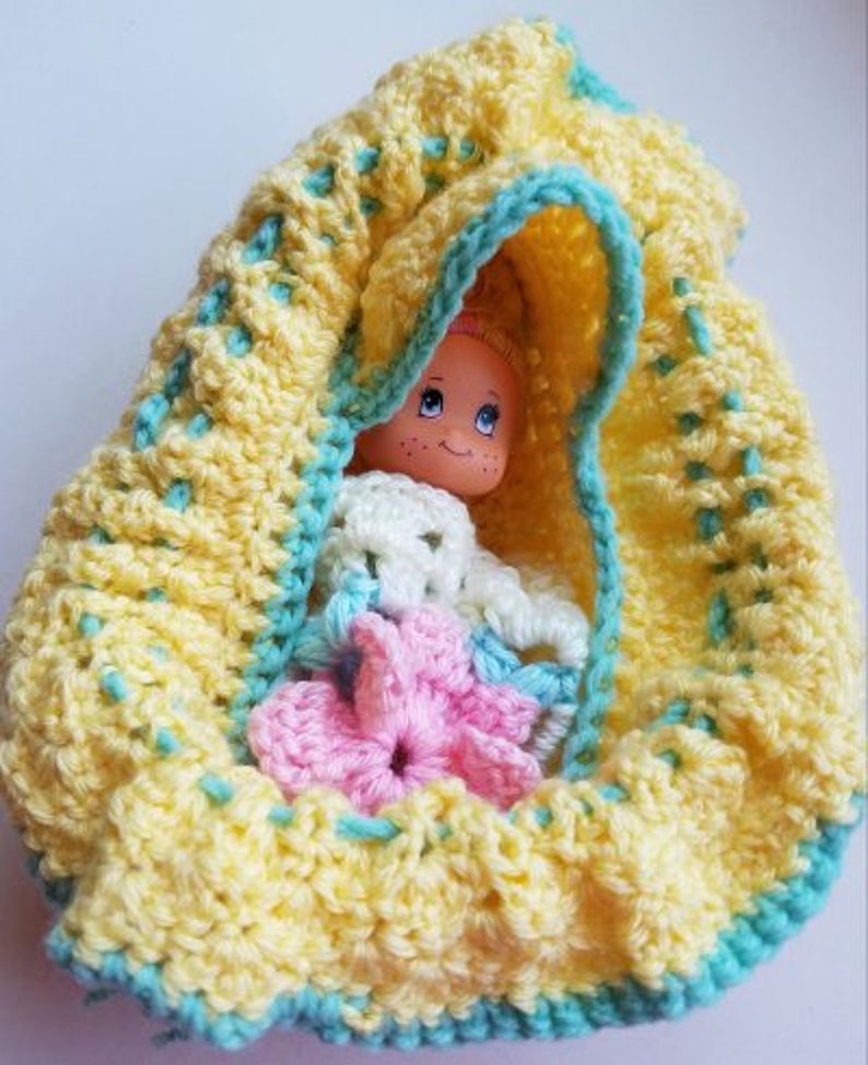 Doll Bassinet-Purse PDF pattern image 5