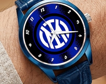 Luxury Football Fans Wrist Watch – Inter Logo Inspired  – Gift for Men