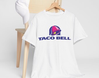 Funny Logo T-Shirt | Unisex Heavy Cotton Tee, Fast Food Retro Tee