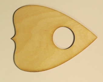 1 pc Giant VER2 Blank Wood Ouija Planchette