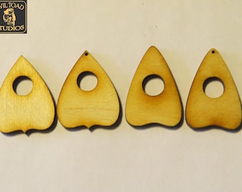 24-48-96 pcs Small Ouija Planchette 1.5 in long 1/8in