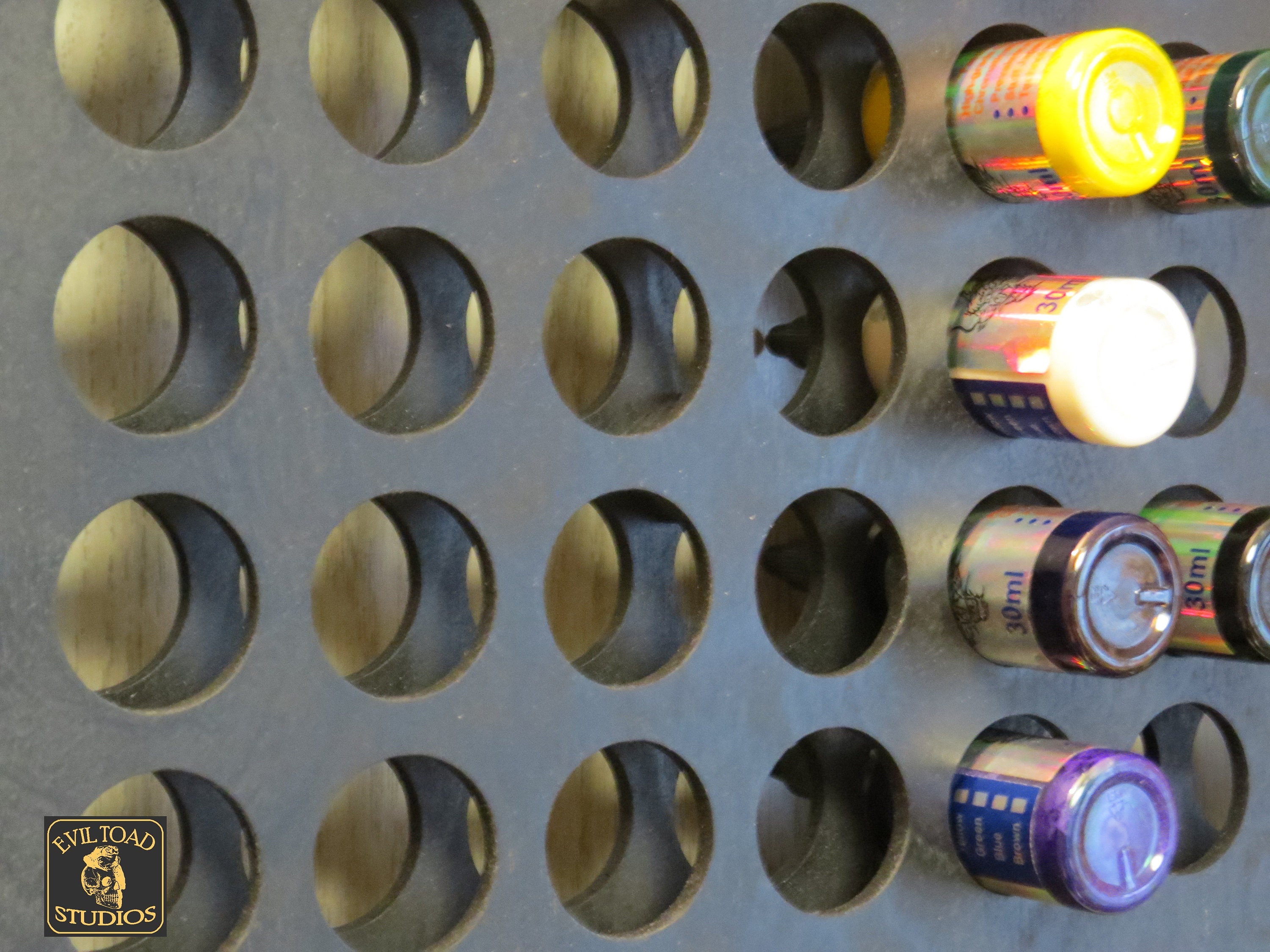 Home & Living 24 Craft paint holder wall rackHolds 24 2 oz ink bottles