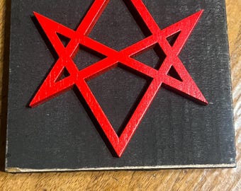 Altar Wall Unicursal Hexagram 3.25x3.25 in