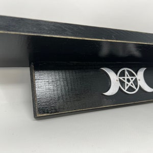 16 inch Triple Goddess altar shelf