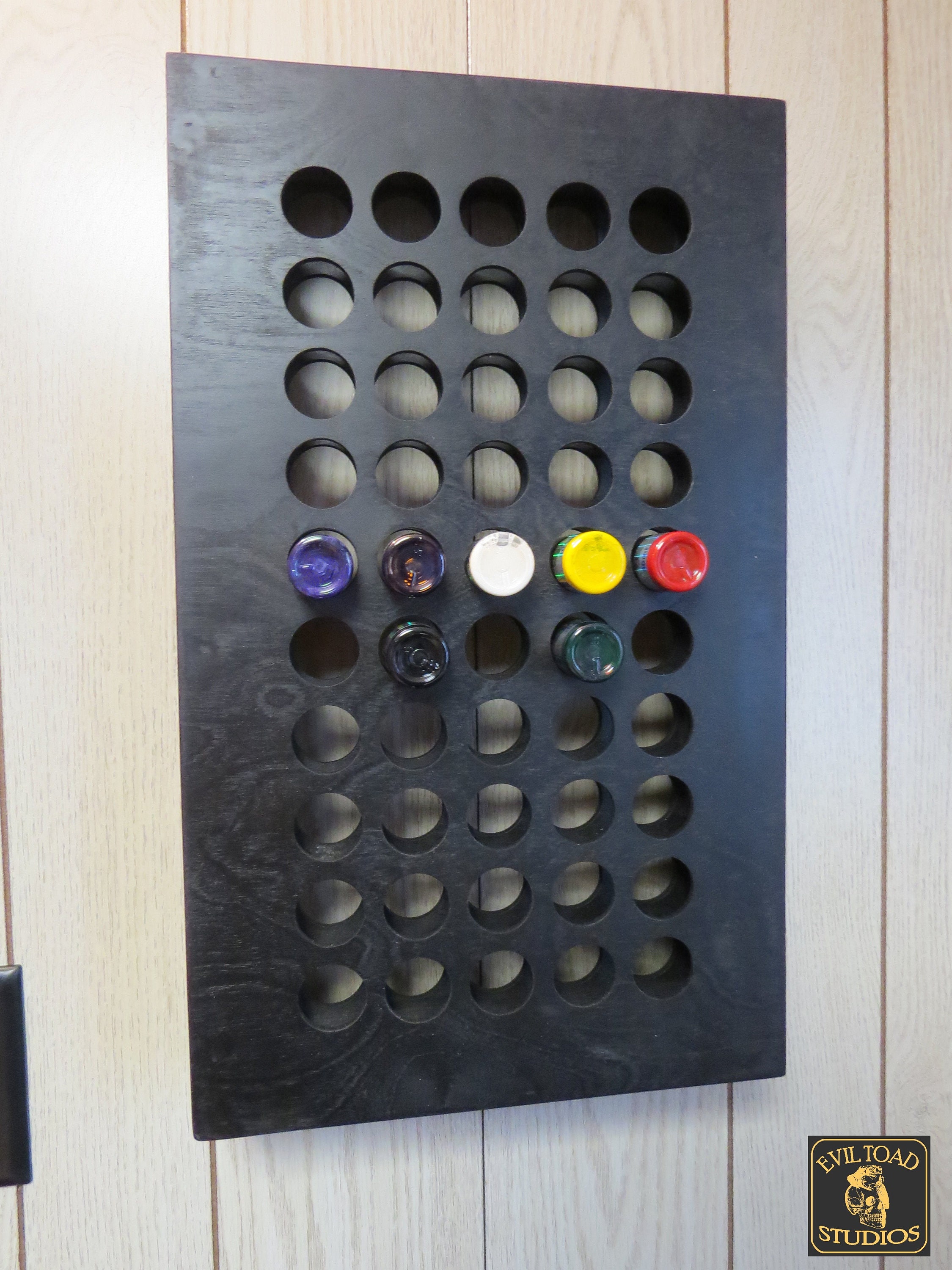 NEW 60 Bottle Tattoo Ink holder wall rack Holds 60 2 oz ink bottles