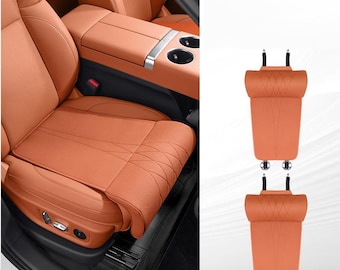 Cojín universal para asiento de coche con soporte para piernas, almohadilla de confort de cuero PU, cojín para asiento de coche, accesorios para coche, cojín ultrafino