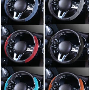 Coprivolante personalizzato di grandi dimensioni per F150 F250 F350 Ram 4Runner Tacoma Tundra Range Rover Model S, adatto a volanti da 14" a 16".