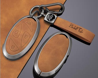 personalized content Key case fit for Hyundai Tucson NX4 Kona SX2 Grandeur GN7 Ioniq 6 Grand Prix Azera Elantra Sonata