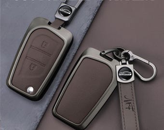 Contenido personalizado Funda para llave compatible con Toyota RAV4 Yaris Aygo Auris Avensis Highlander Fortuner Tundra Hilux Tacoma