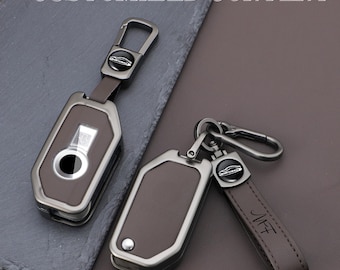 Contenido personalizado Funda para llave compatible con motocicletas BMW, compatible con R1200GS R1250GS F850GS C400GT, protector de llave inteligente Keyless Ride, antiarañazos.