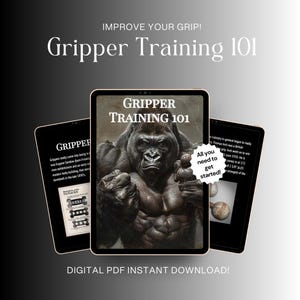 Gripträning 101: Bygg krossande greppstyrka och massiva underarmar med handgripare – E-bok som laddas ner direkt
