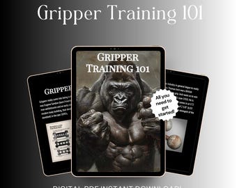 Gripper Training 101: Build Crushing Grip Strength & Massive Forearms with Hand Grippers – Instant Download Ebook